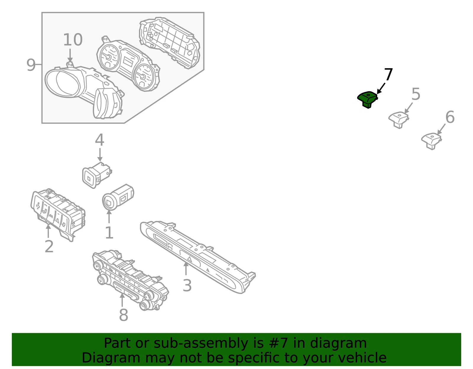 Temp Sensor - Kia (97253-3XAH0) - view 2