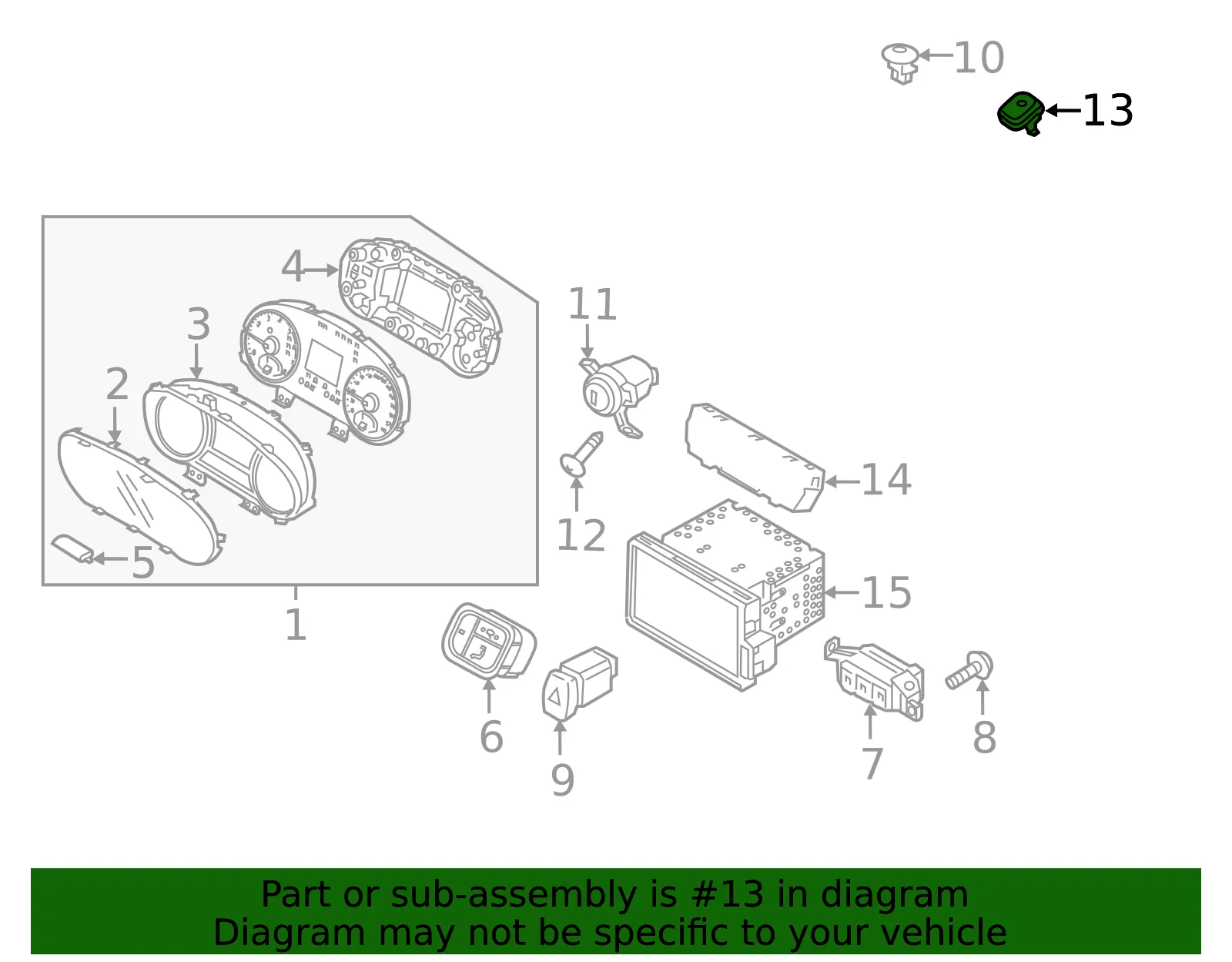 Light Sensor - Kia (97253-D4050) - view 2
