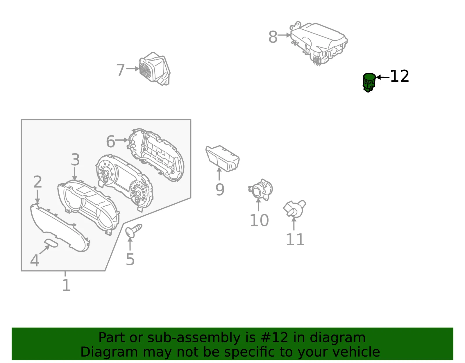 Light Sensor - Kia (97253-D4500) - view 2