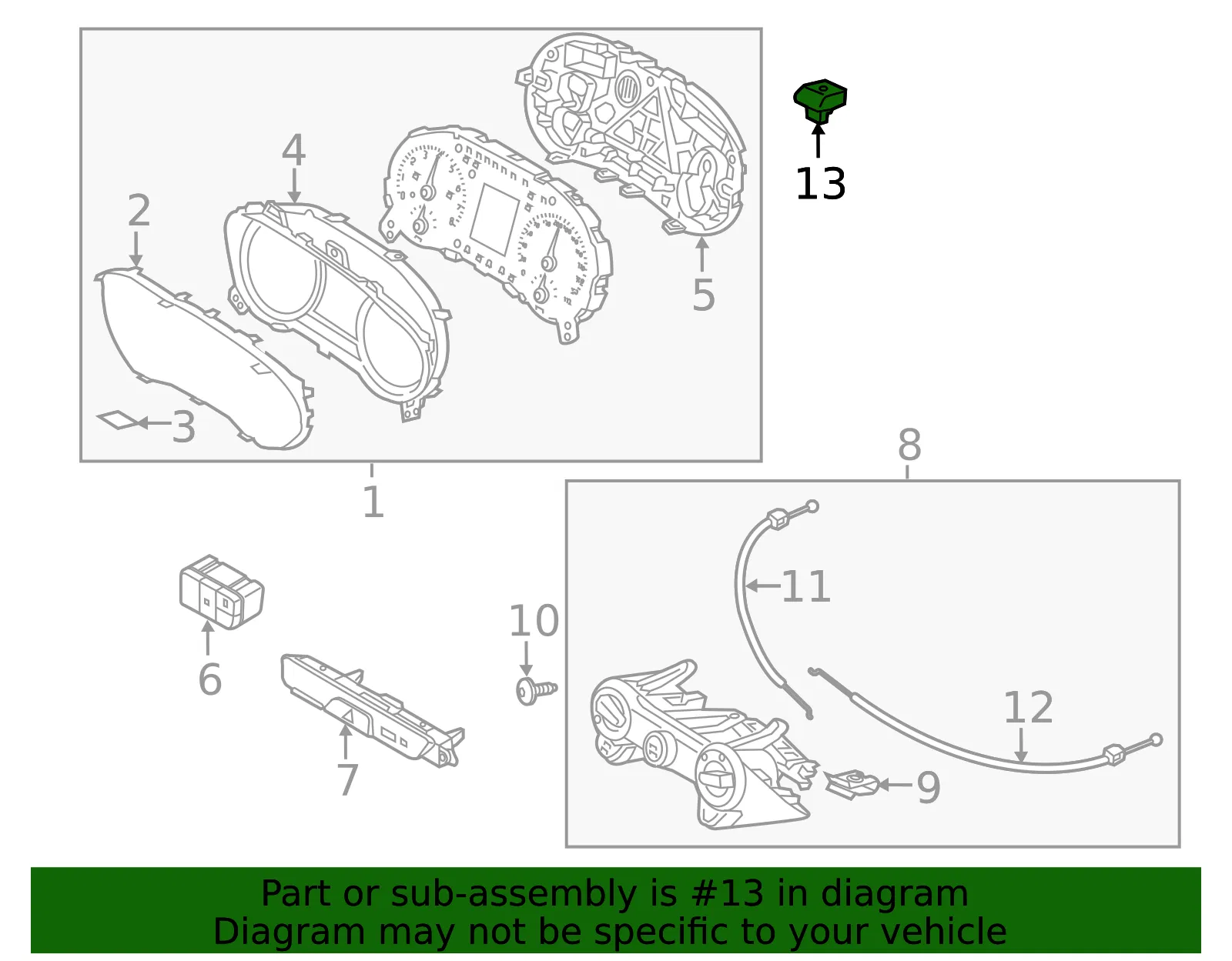 Auto Lamp Sensor - Kia (97253-G3400) - view 2