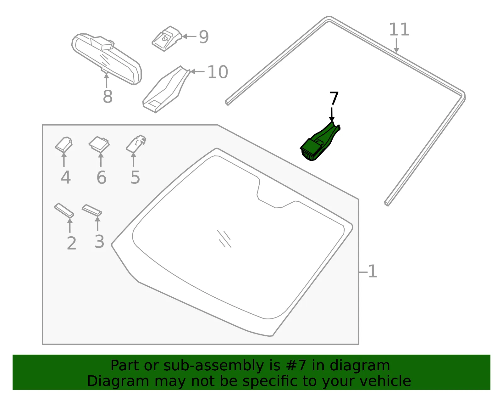 Humidity Sensor Cover - Kia (97254-2W500) - view 2