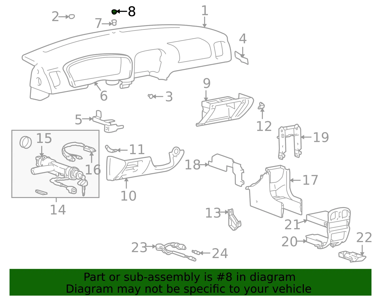 Light Sensor Plug - Kia (97254-38000GJ) - view 2