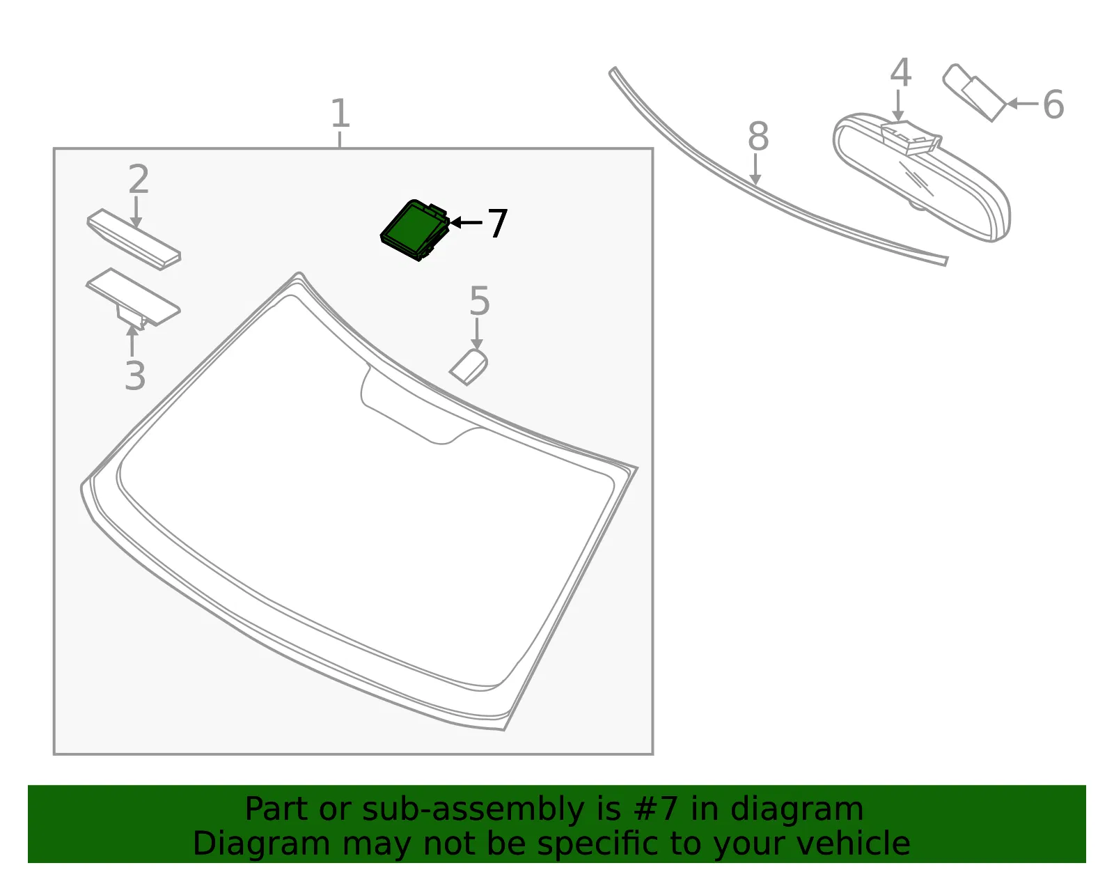 Humidity Sensor - Kia (97257-3V100) - view 2