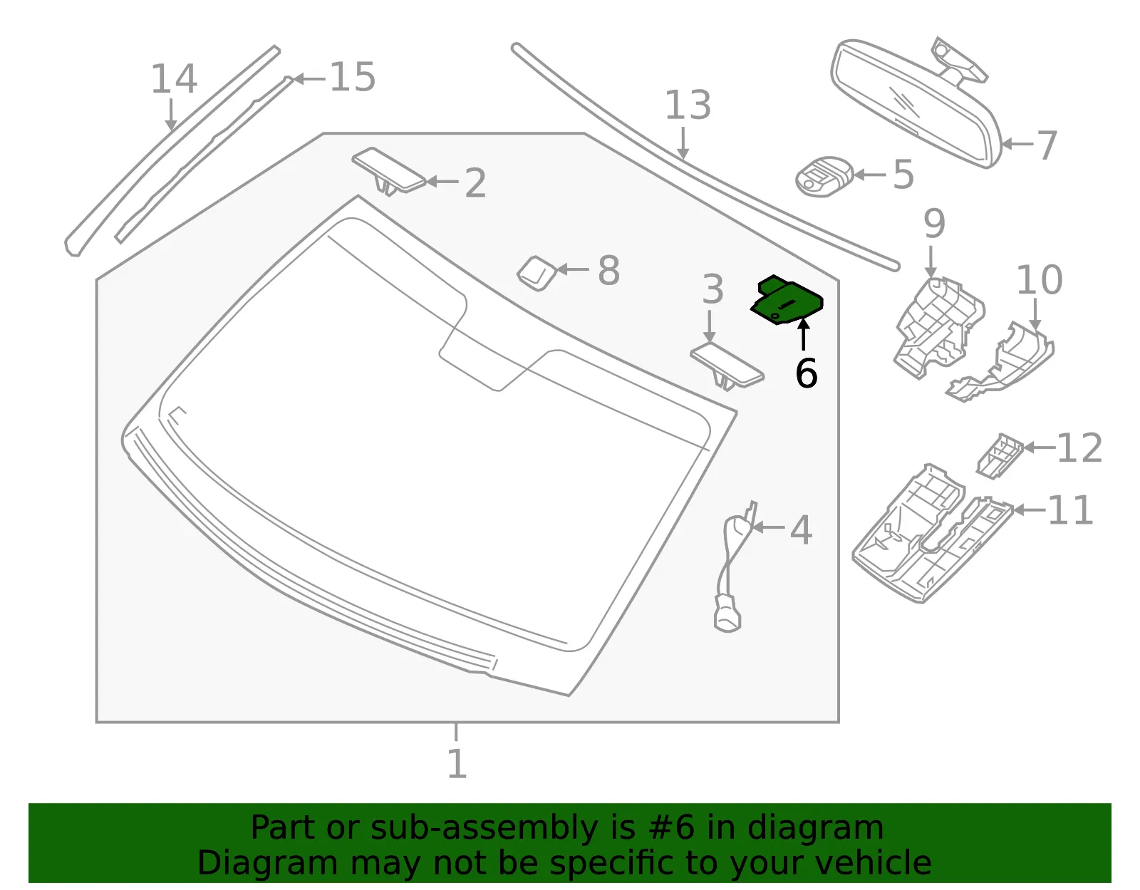 Sensor - Kia (97257-3Z000) - view 2