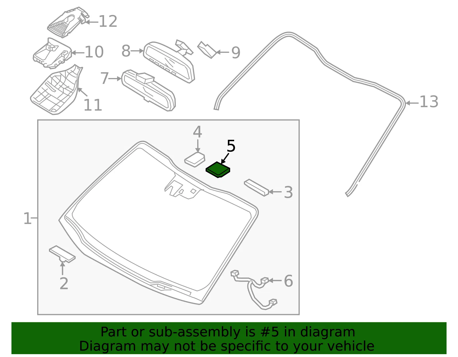 Humidity Sensor - Kia (97257-C1000) - view 2