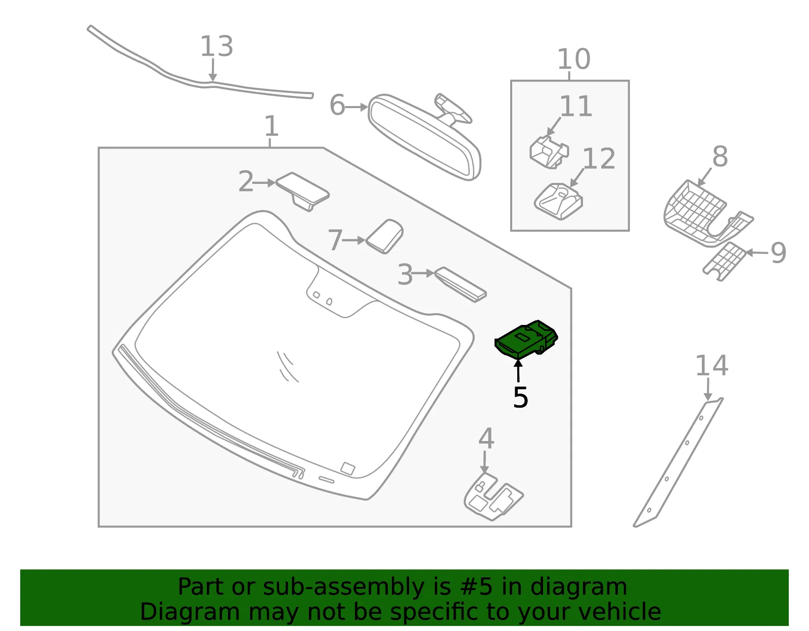 Humidity Sensor - Kia (97257-J9000) - view 2
