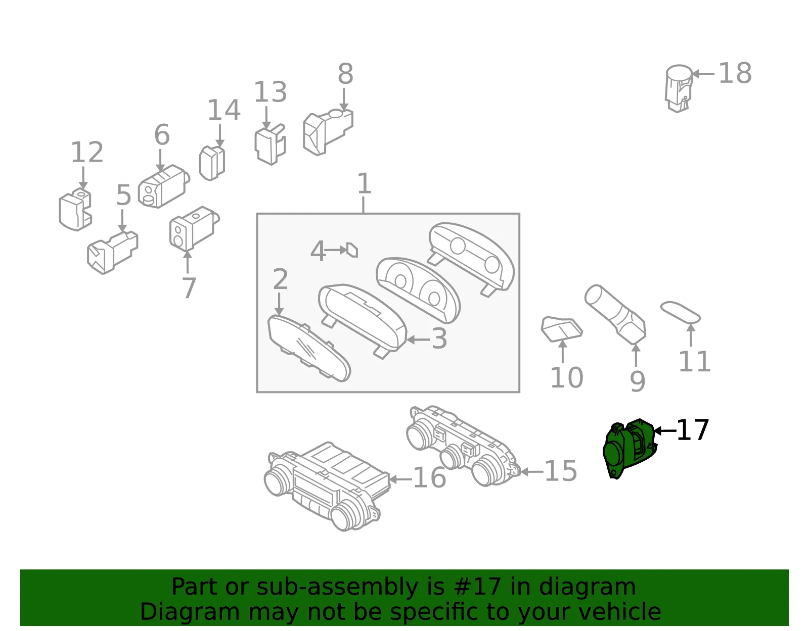 Temp Sensor - Kia (97270-3K000) - view 2