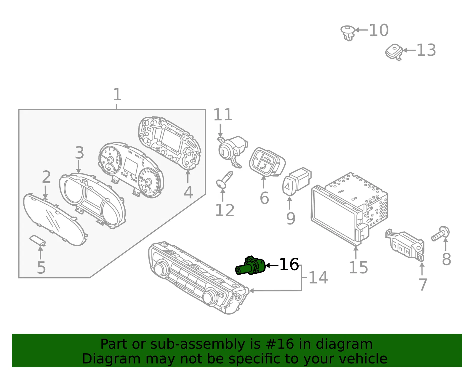 Temp Sensor - Kia (97270-A8000) - view 2