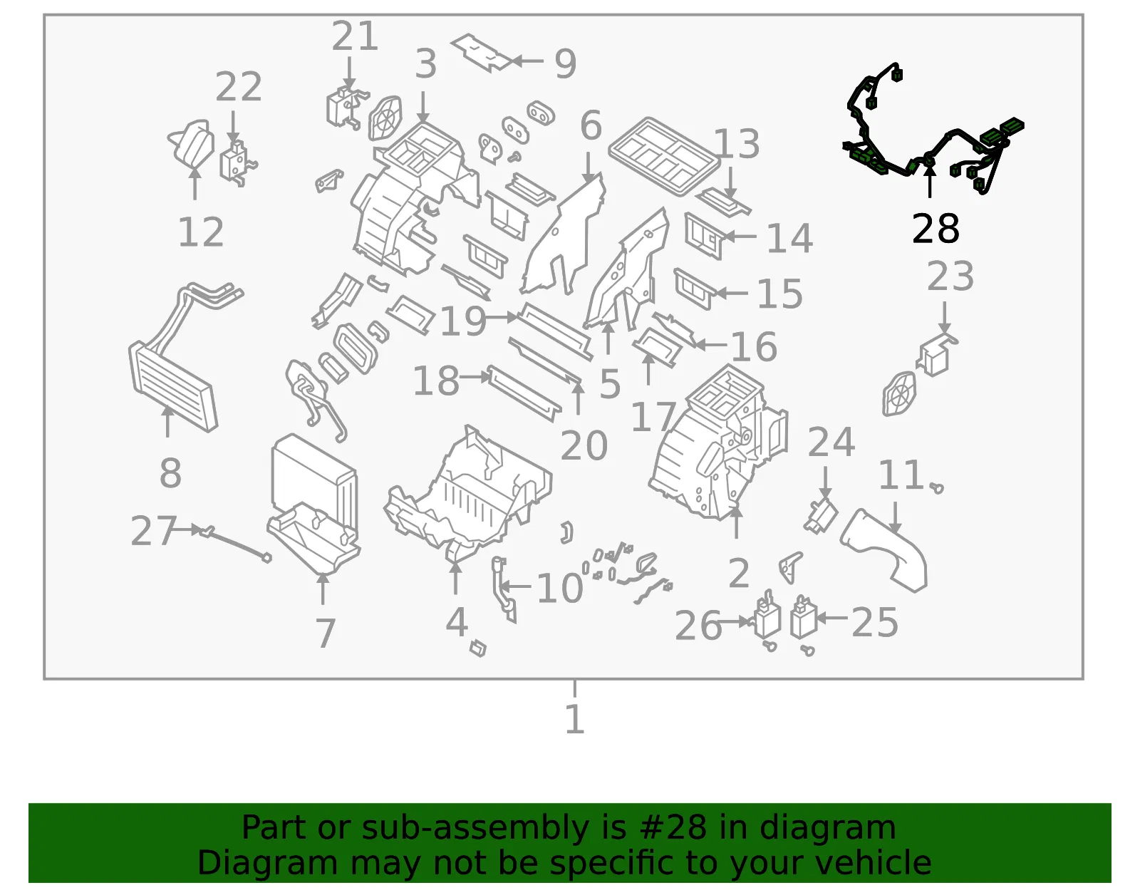 Wire Harness - Kia (97276-3F000) - view 2