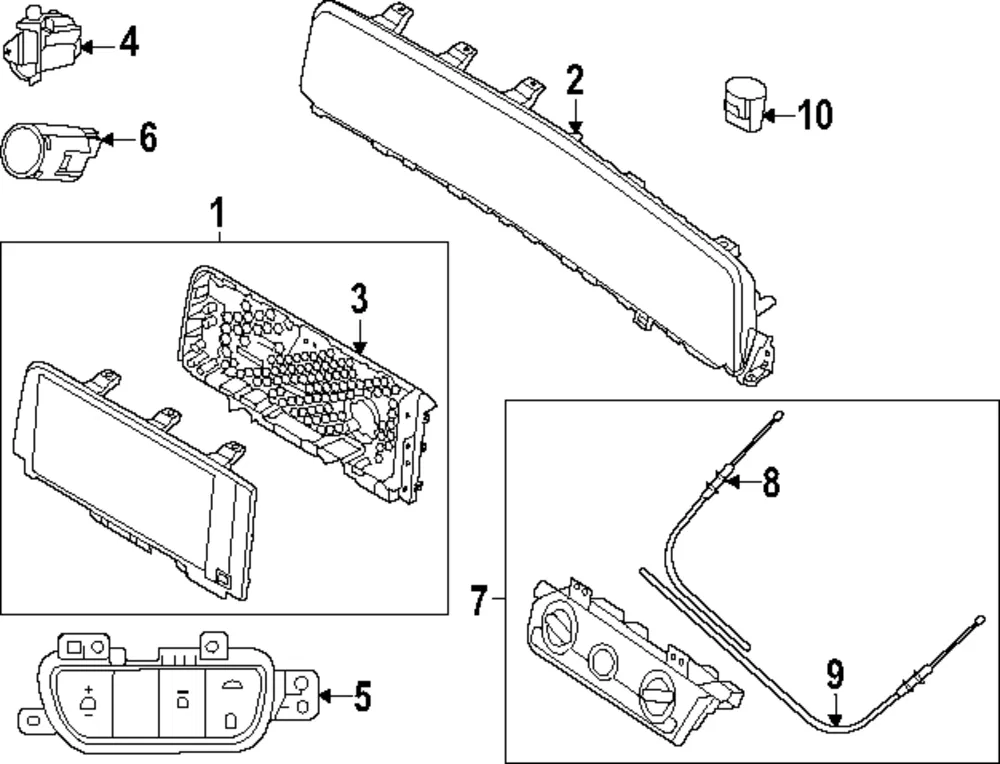 Sunload Sensor - Kia (972A1-Q5000)