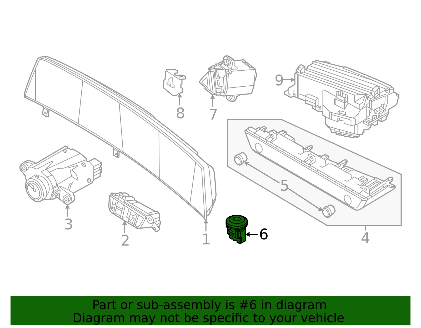 Auto Lamp Sensor - Kia (972A1-S8200) - view 2