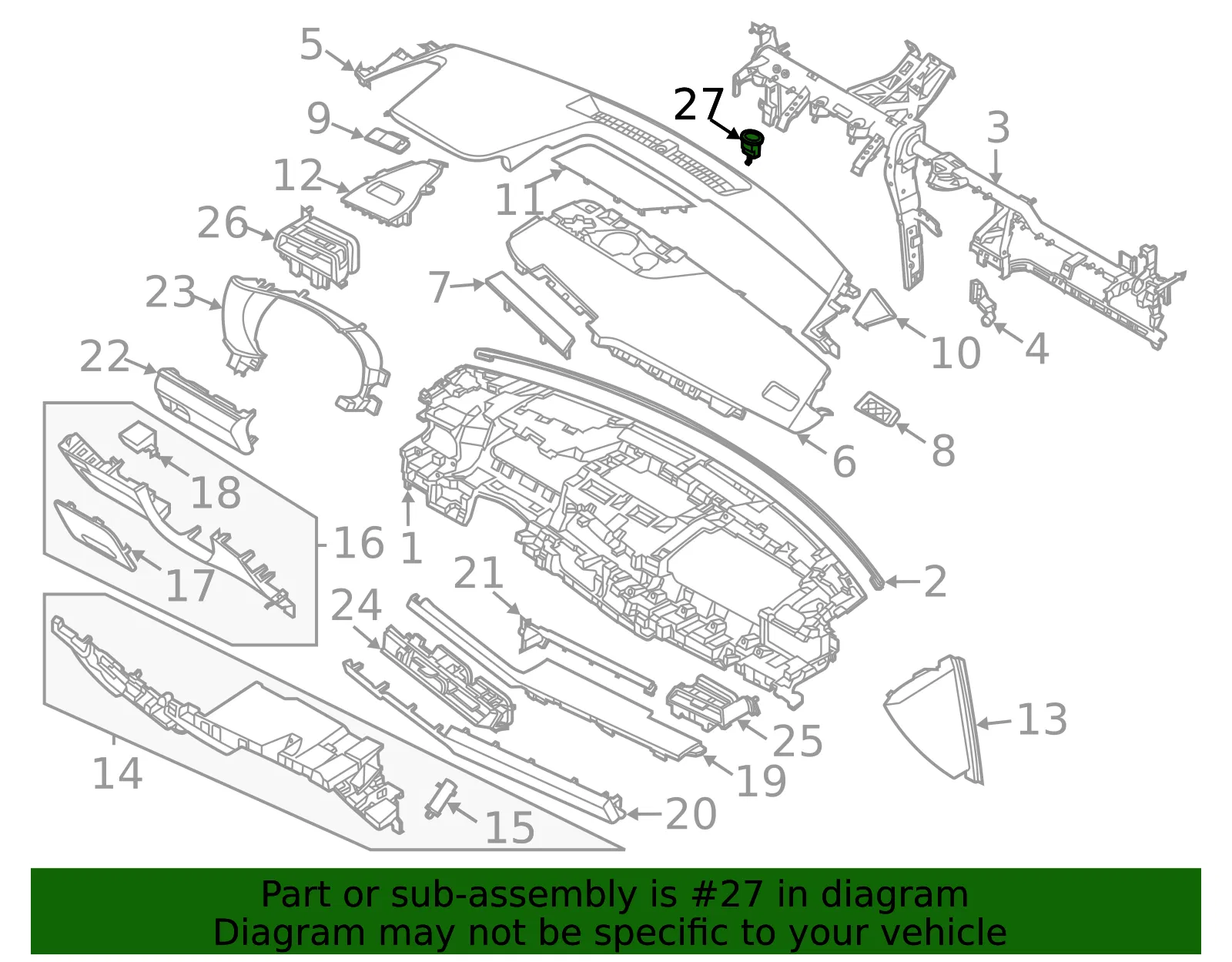 Ambient Light Sensor - Kia (972A1-S9000) - view 2