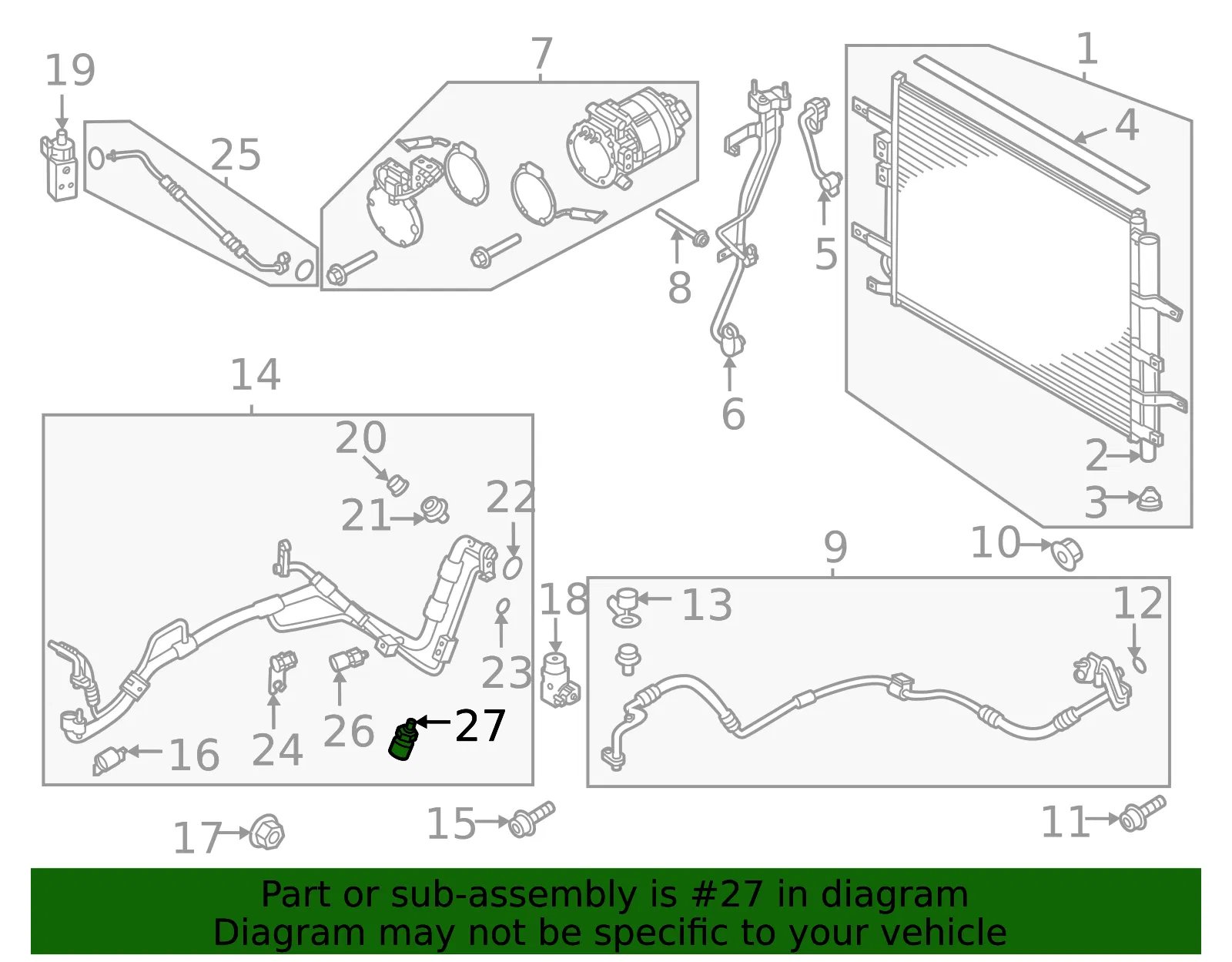 Temp Sensor - Kia (97615-E4000) - view 2