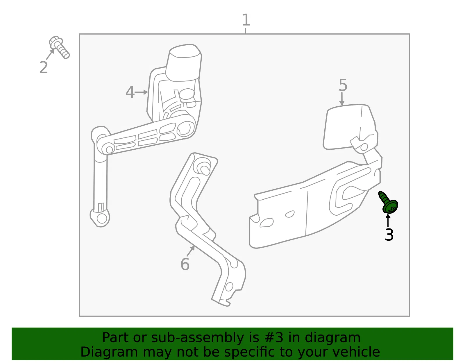 Level Sensor Screw - Kia (97645-B2000) - view 2