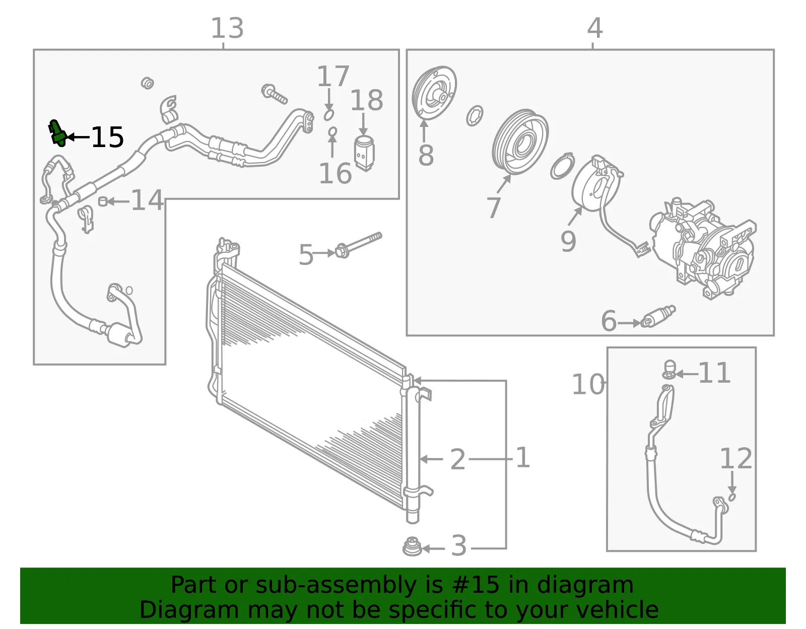 Pressure Sensor - Kia (97721-D9000) - view 2