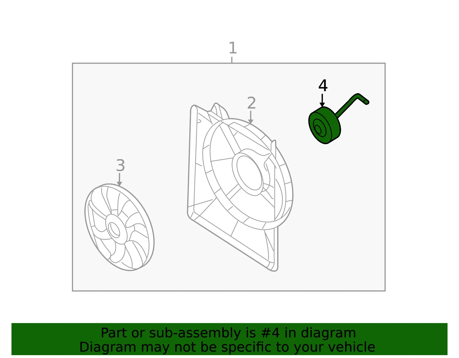 Fan Module - Kia (97786-4D910) - view 2