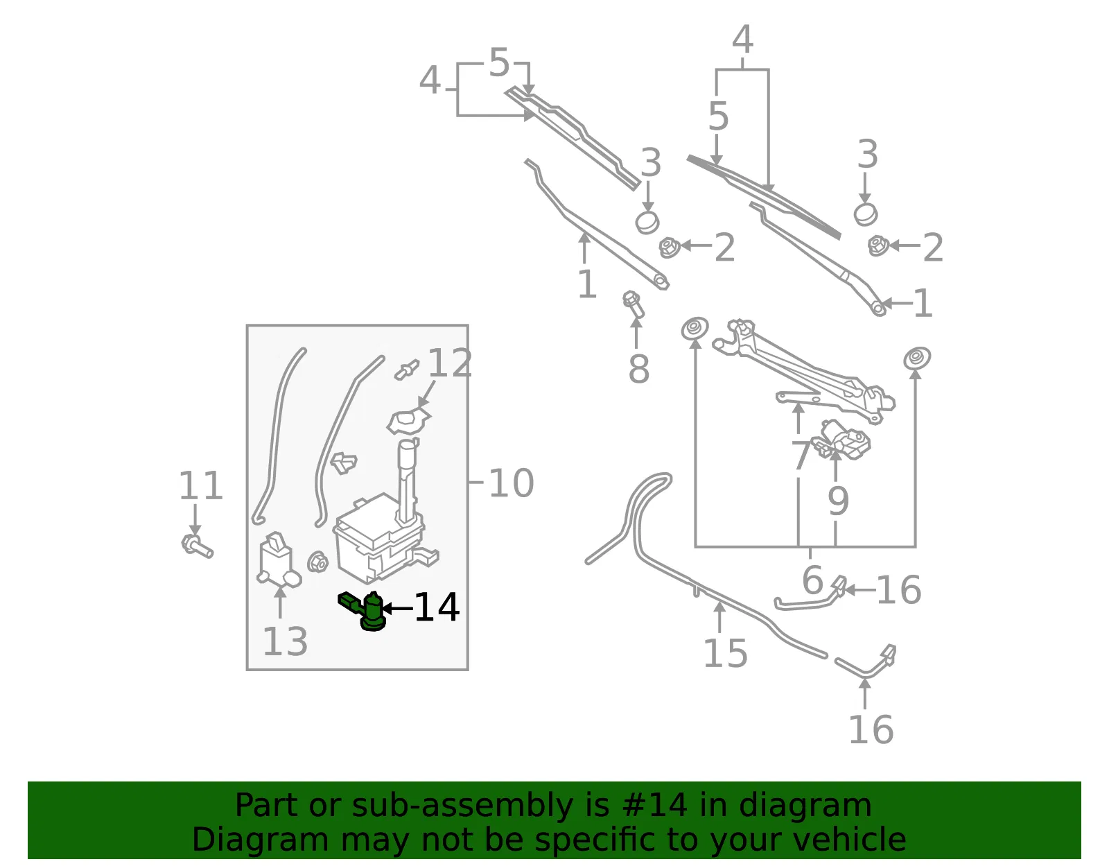 Level Sensor - Kia (98520-1W000) - view 3