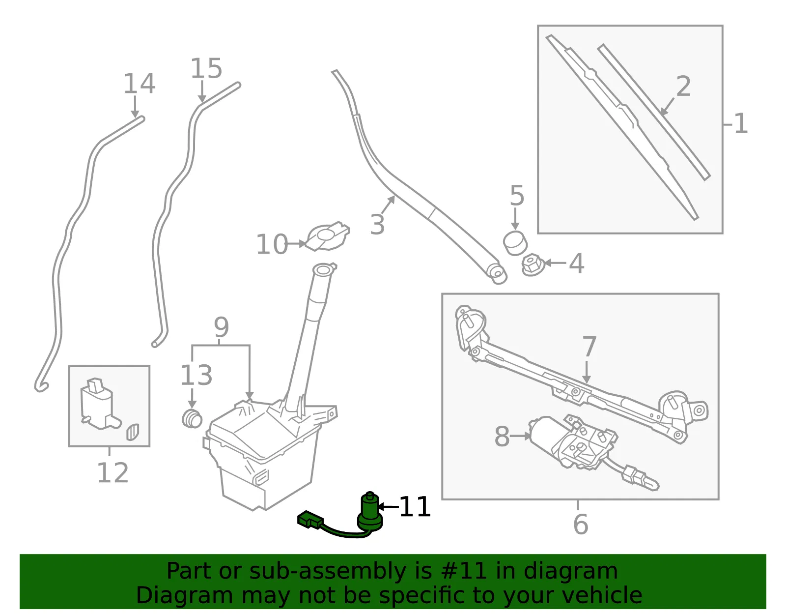 Level Sensor - Kia (98520-2P700) - view 2