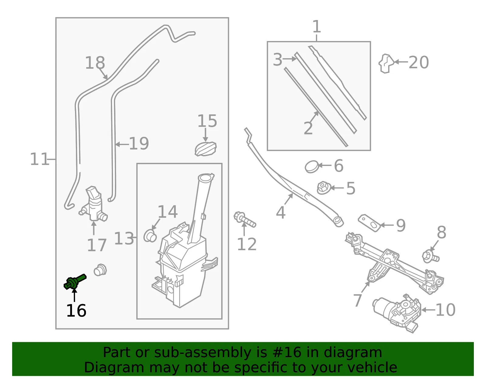 Level Sensor - Kia (98520-3L000) - view 2