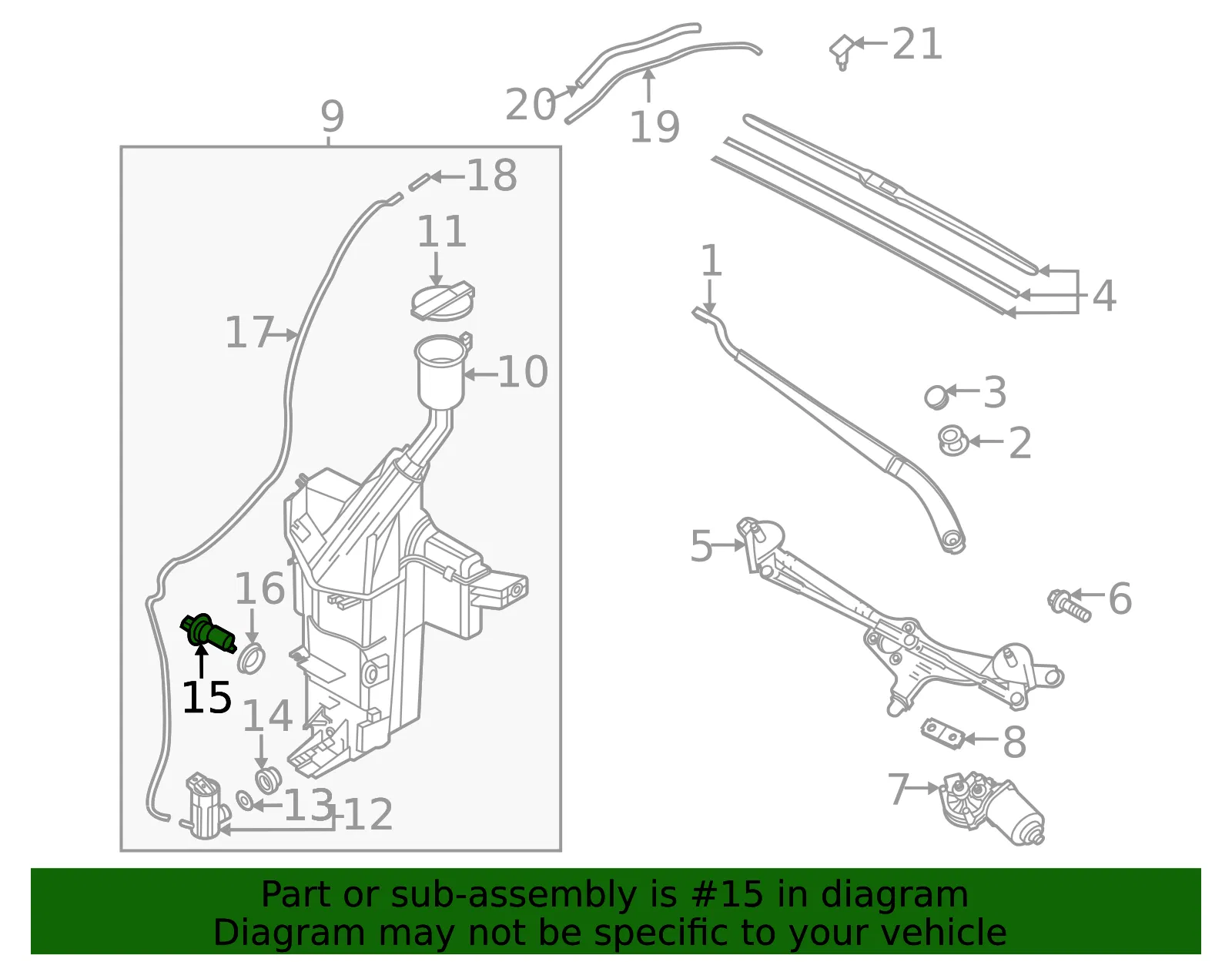 Level Sensor - Kia (98520-P1000) - view 2
