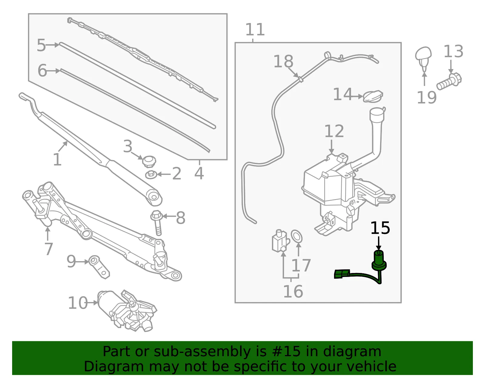 Level Sensor - Kia (98520-R0000) - view 2