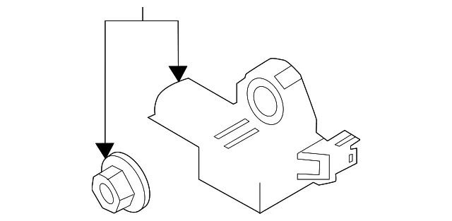 Air Bag Impact Sensor - Nissan (98581-6RR8A)