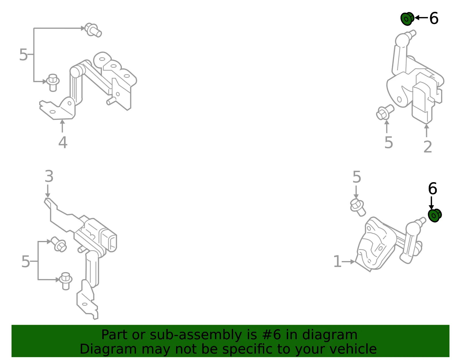 Level Sensor Lock Nut - Volvo (985899) - view 2