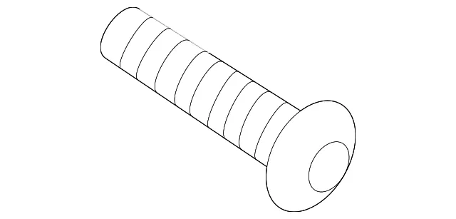 HVAC Control Module Bolt - Volvo (986047) - view 2