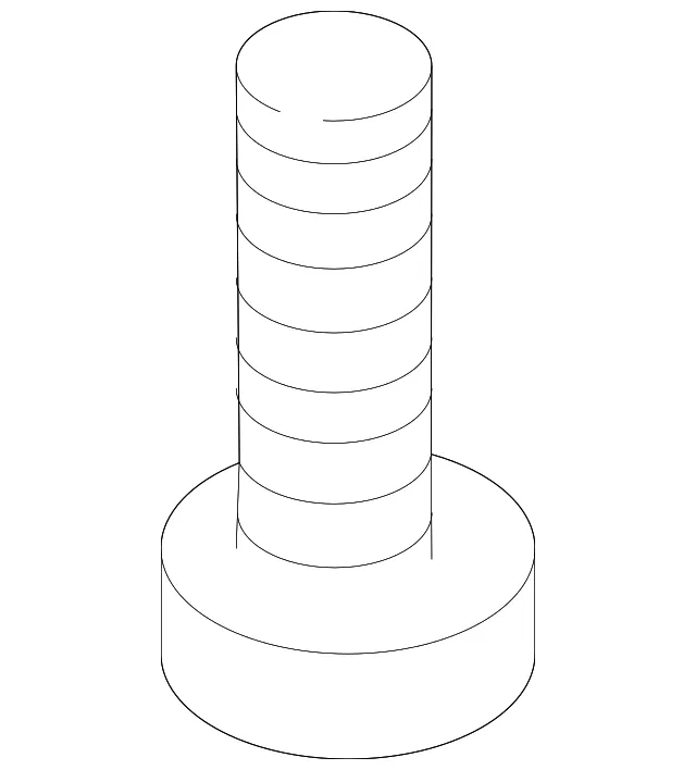 License Lamp Screw - Volvo (986108)