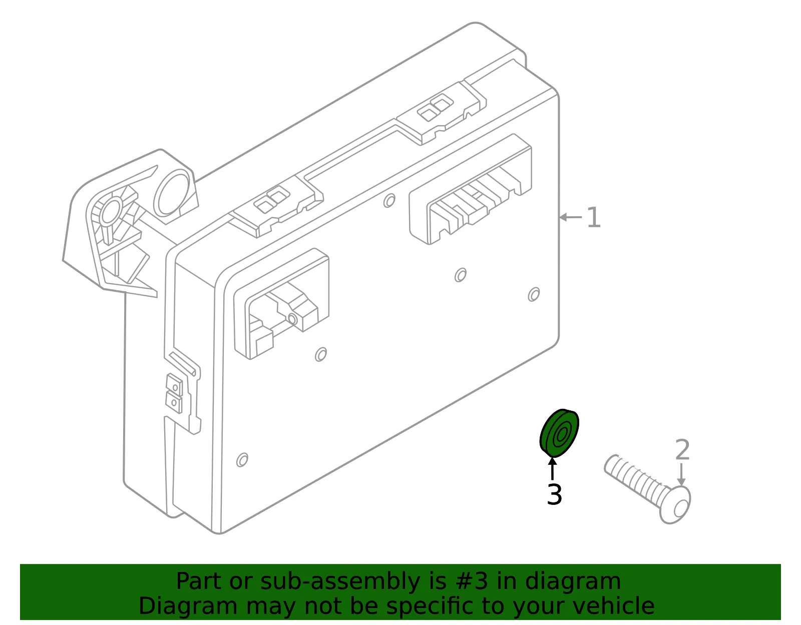 Control Module Washer - Volvo (986476) - view 2