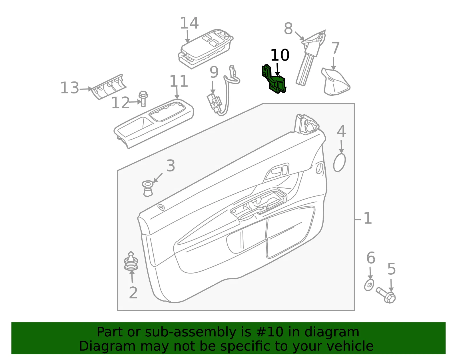 Blind Spot Detection System Warning Sensor Bracket - Volvo (987967) - view 2