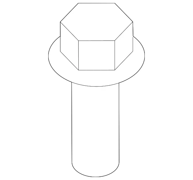 Battery Hold Down Bolt - Volvo (987991) - view 2
