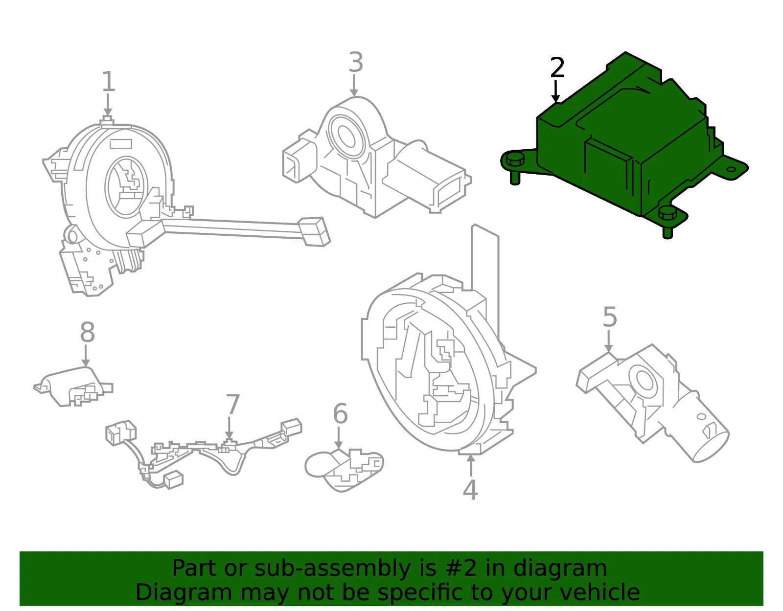 Sdm Module - Nissan (98820-6CA9C) - view 3