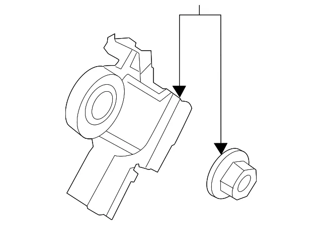 Air Bag Impact Sensor - Nissan (98830-5NA7C)