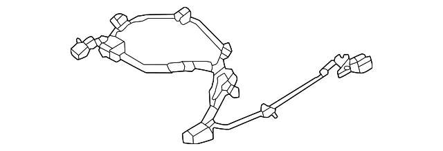 Air Bag Wiring Harness - Nissan (98854-6LB0A)
