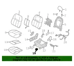 Air Bag Seat Sensor Mat - Nissan (98856-9TG0A) - view 4
