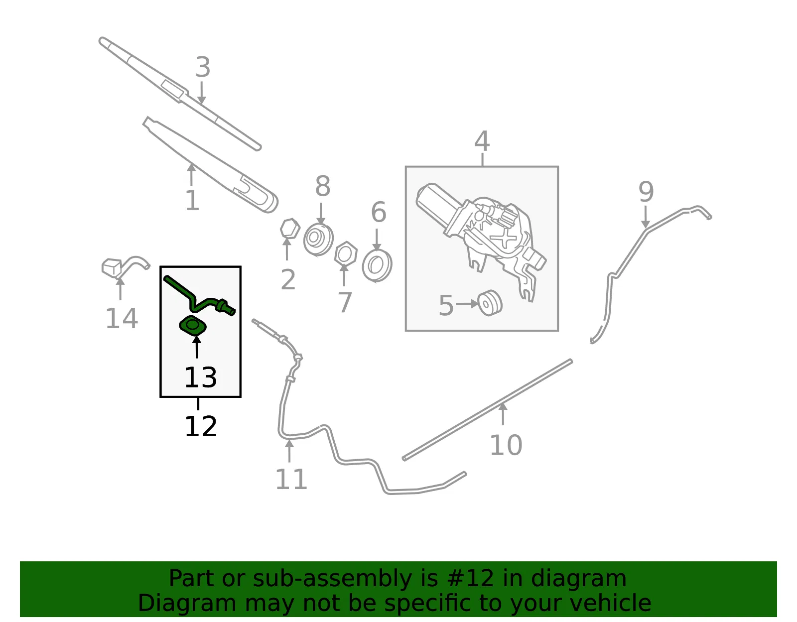 Connector Hose - Kia (98960-1G001) - view 2