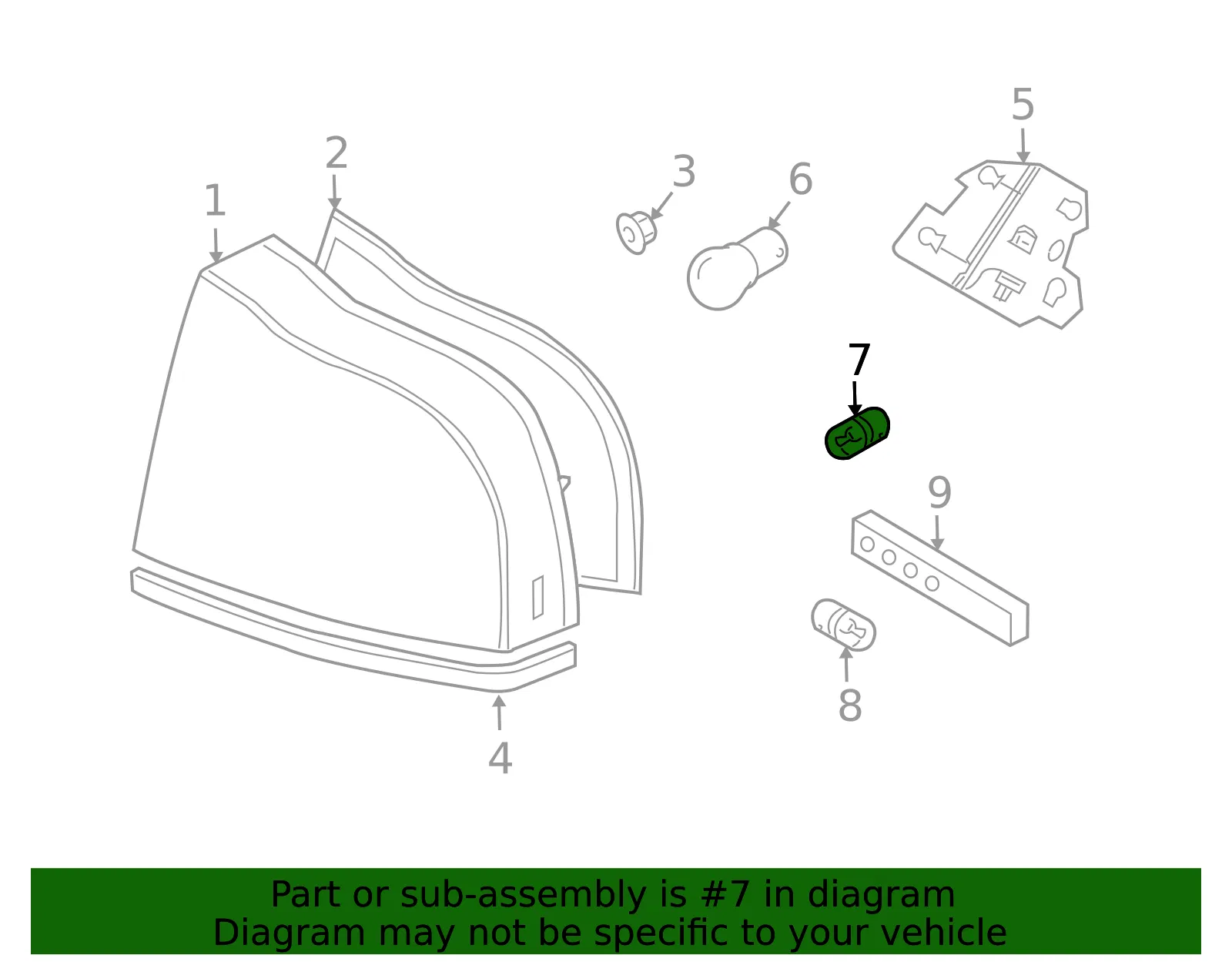 Bulb - Volvo (989763) - view 3