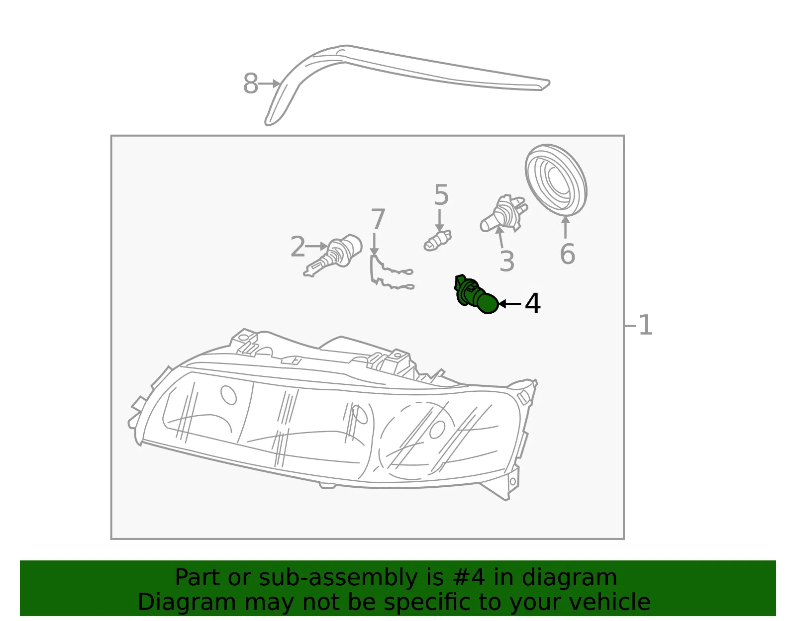 Bulb - Volvo (989790) - view 3