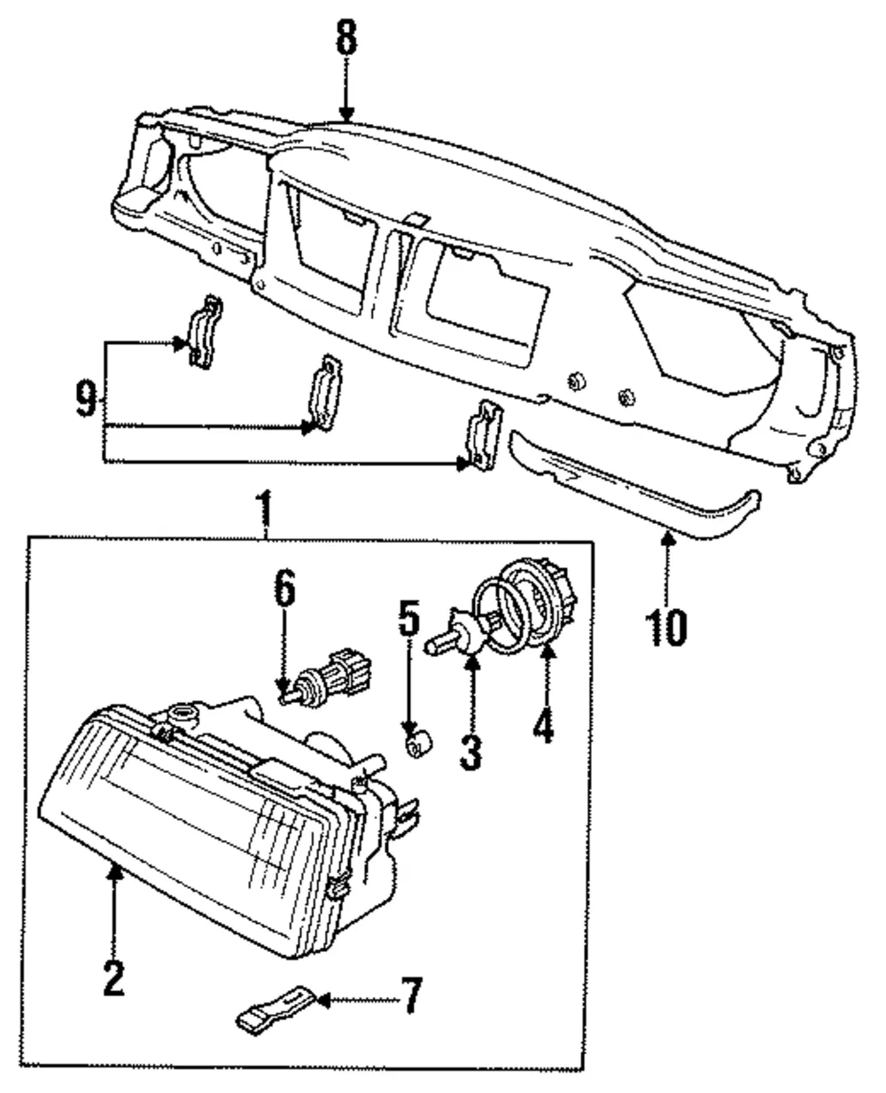 Headlamp Bulb - Volvo (989817)
