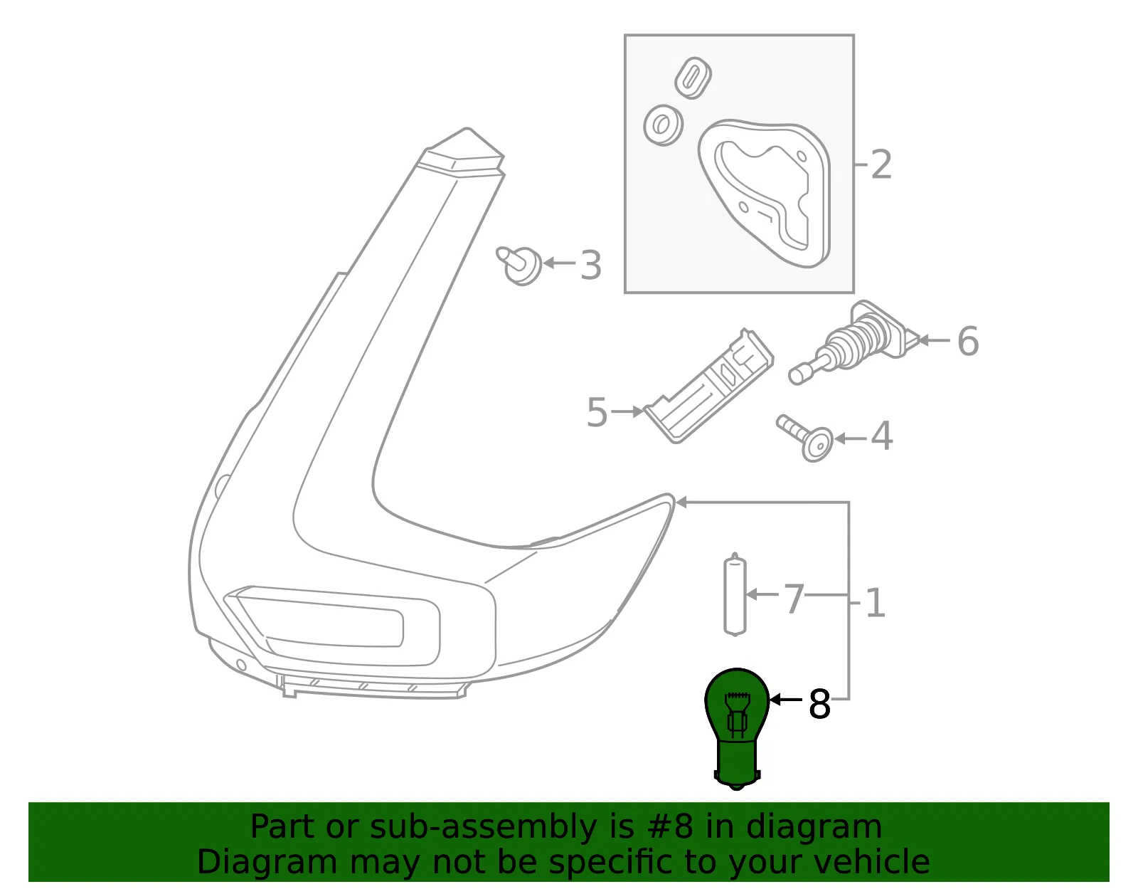 Bulb - Volvo (989842) - view 3