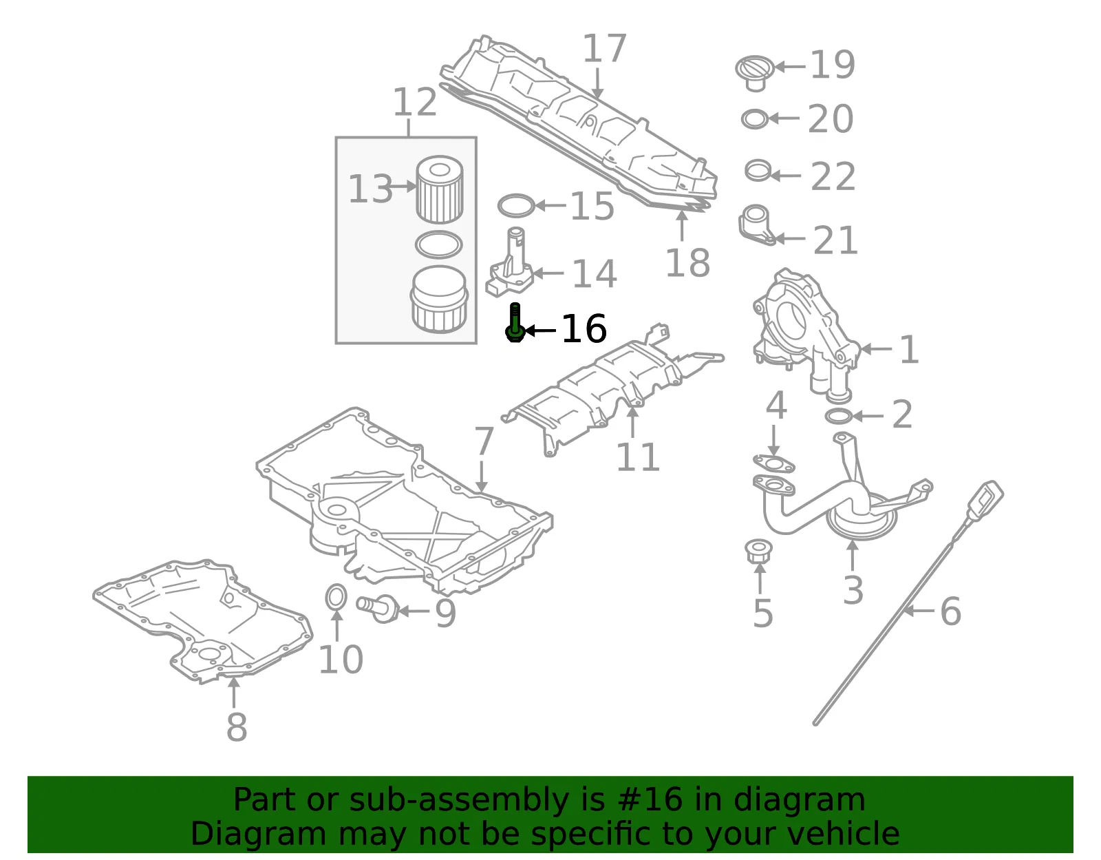 Oil Level Sensor Bolt - Volvo (989910) - view 2