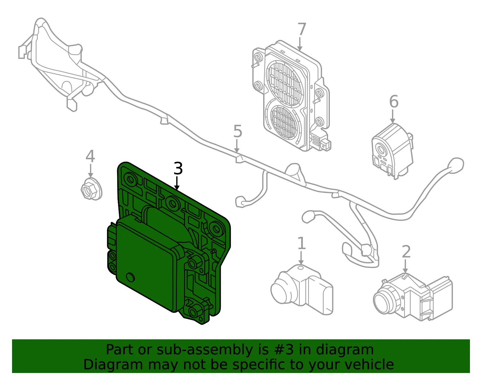 Sensor - Kia (99110-AT000) - view 2