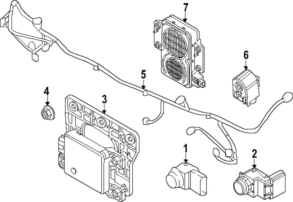 Distance Sensor - Kia (99110-AT200)