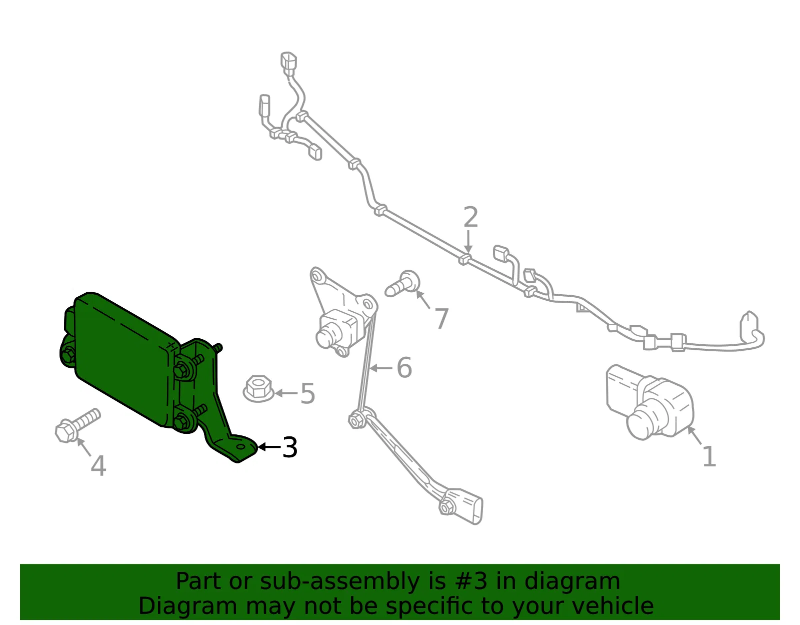 Distance Sensor - Kia (99110-J5100) - view 2