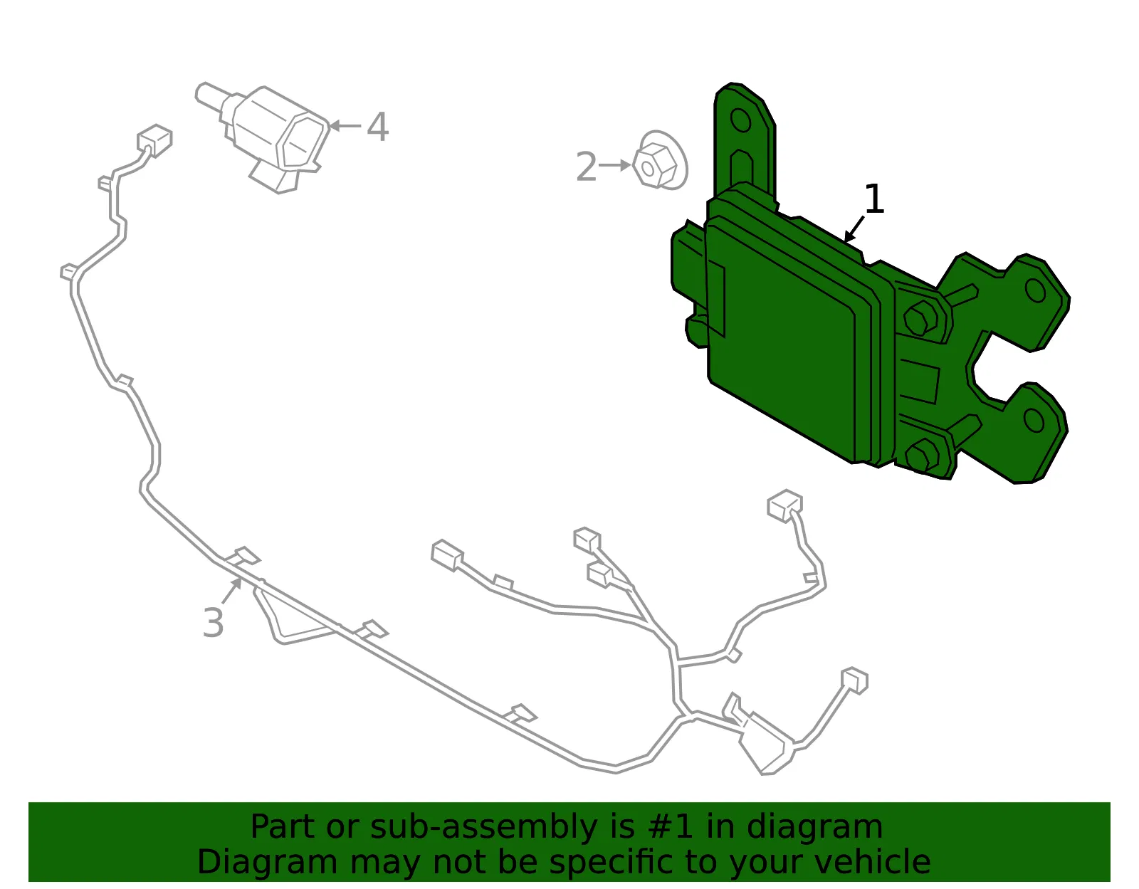 Sensor - Kia (99110-K0100) - view 2