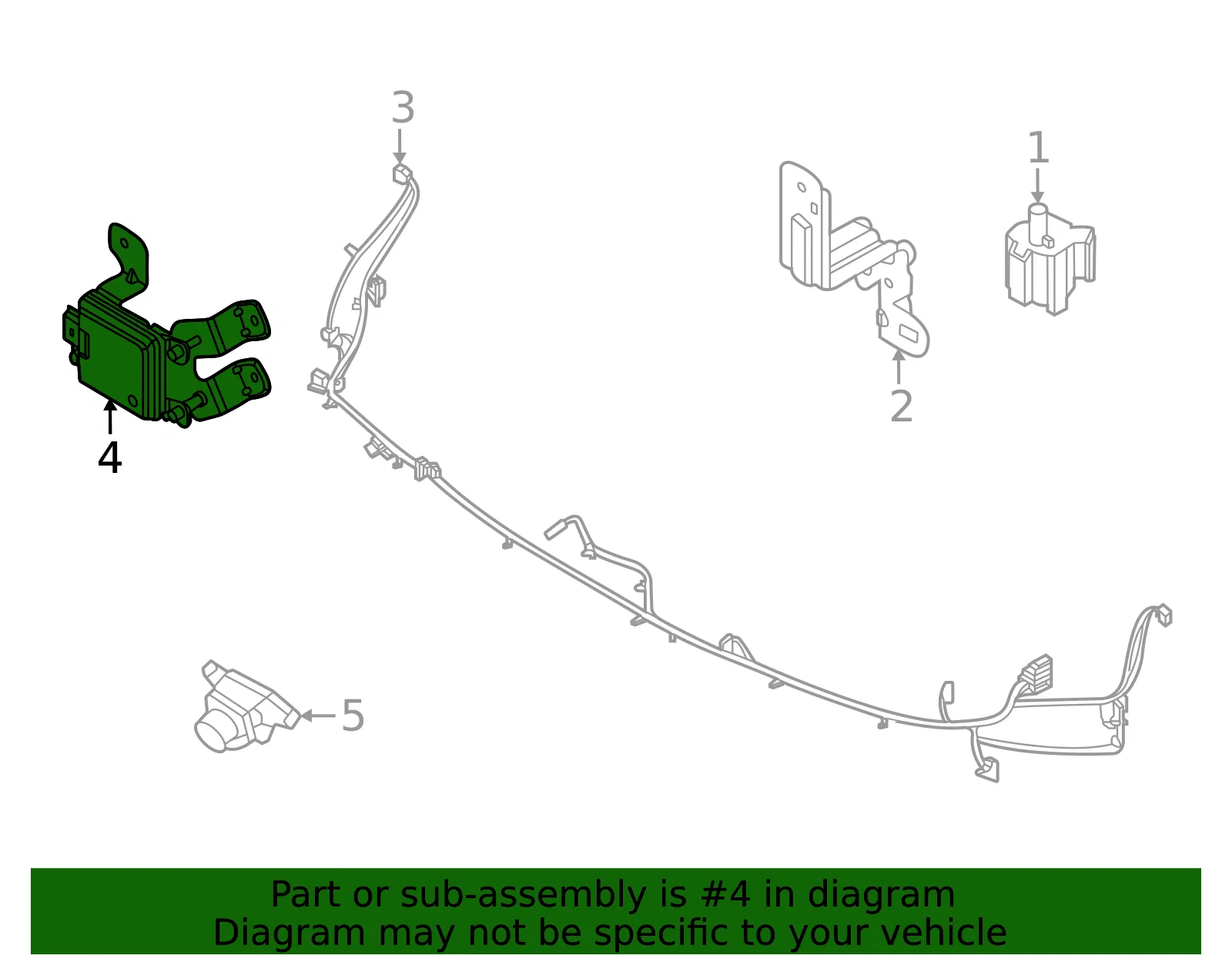 Distance Sensor - Kia (99110-L2000) - view 2