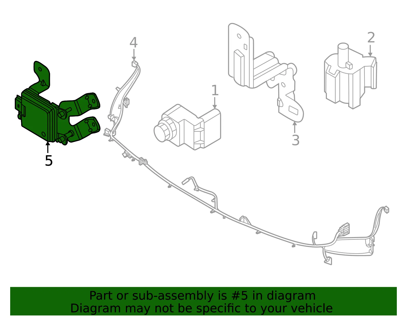 Distance Sensor - Kia (99110-L2100) - view 2