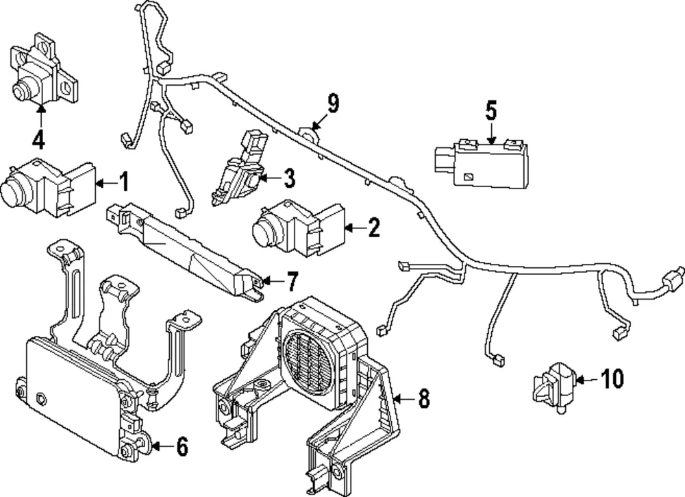 Radar Sensor - Kia (99120-DO000)
