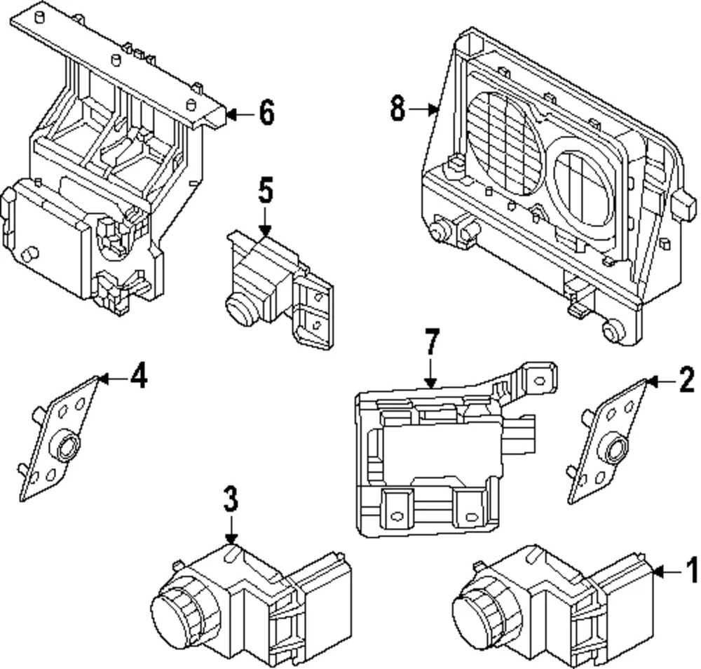 Radar Sensor - Kia (99130-CV500)